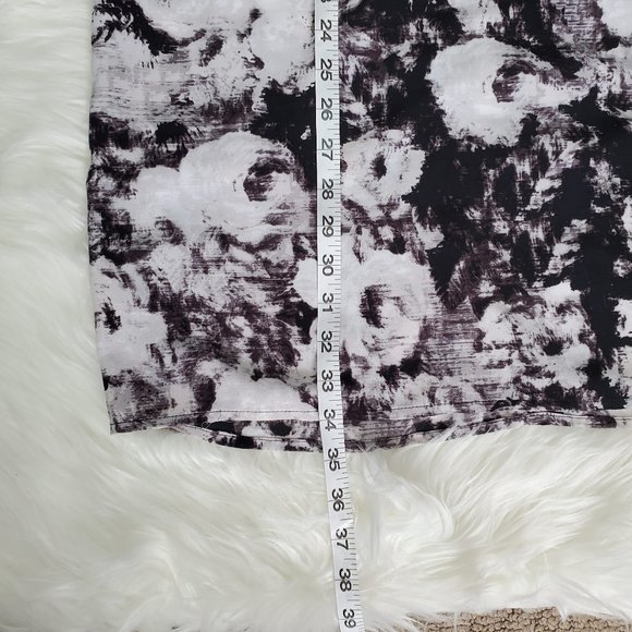 Women's Gap Black & White Floral Dress/Size Small - Picture 10 of 13